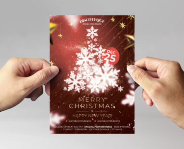 Simple Christmas Flyer Template (PSD Format)