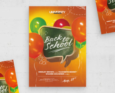Back to School Flyer Template (PSD Format)