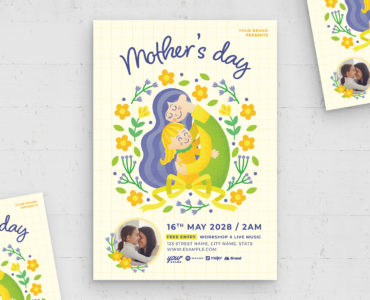 Mother's Day Flyer Templates (PSD Format)