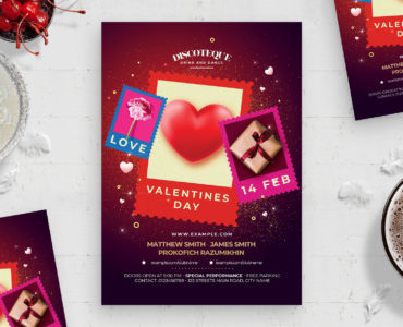 Valentines Day Flyer Template (PSD Format)