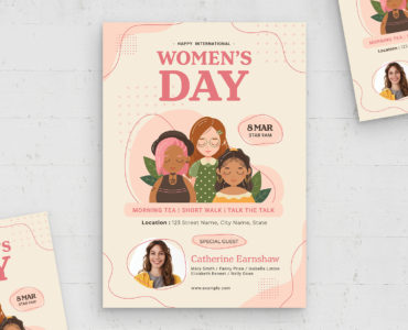 Women's Day Flyer Template (PSD, AI, EPS Format)
