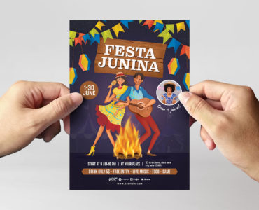 Festa Junina Flyer Template (PSD Format)