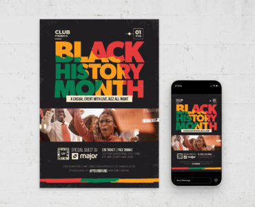 Black History Month Flyer Template (PSD, EPS, AI Format)