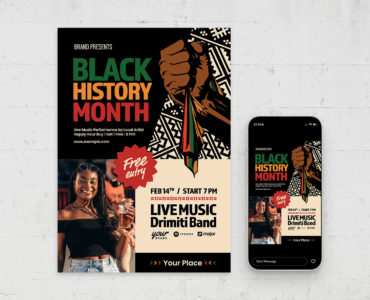 Black History Month Flyer Template (PSD Format)