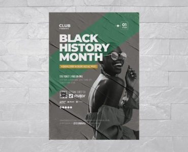 Black History Month Flyer Template (PSD, AI, EPS Format)