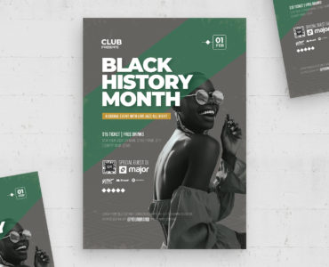 Black History Month Flyer Template (PSD, AI, EPS Format)