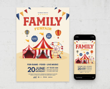 Funfair Flyer Template (PSD Format)