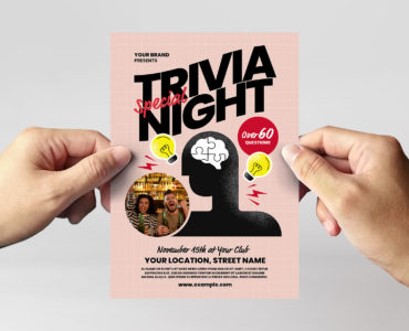 Trivia Night Flyer Template (PSD Format)