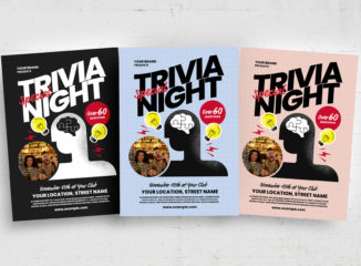 Trivia Night Flyer Template (PSD Format)
