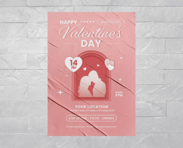 Valentine's Day Flyer Template (PSD Format)