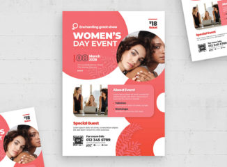 Women Day Flyer / Poster Template (AI, EPS Format)