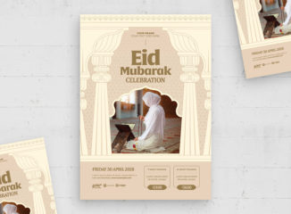 Eid Flyer Template (AI, EPS Format)