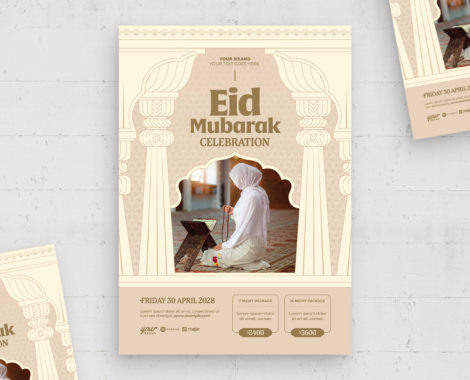 Eid Flyer Template (AI, EPS Format)
