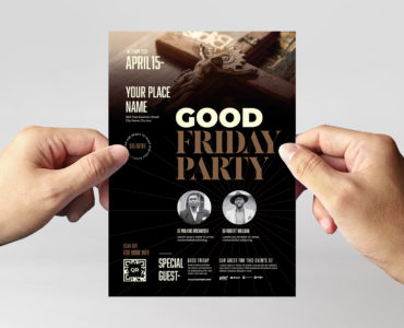 Good Friday Flyer Template (AI, EPS Format)