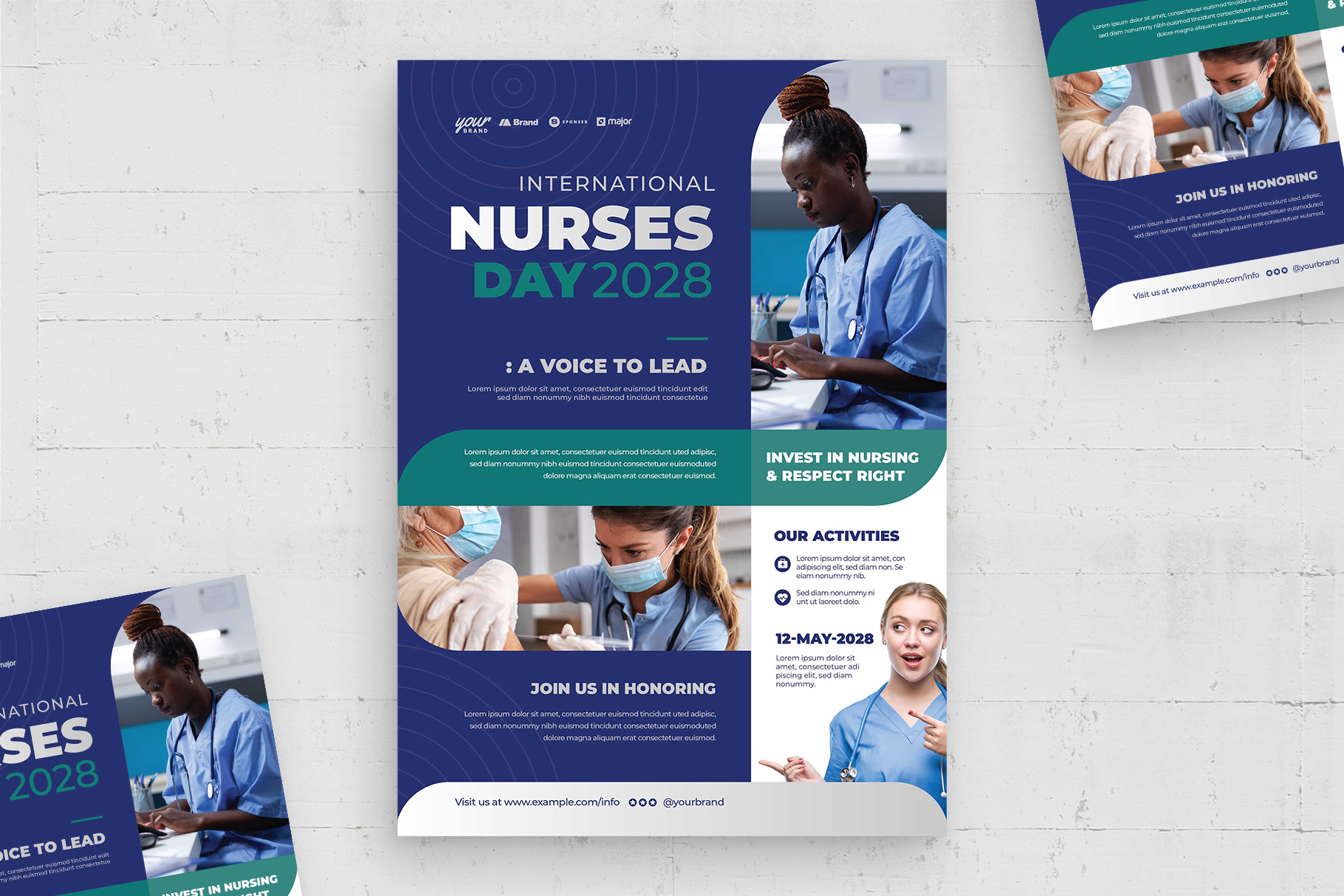 Medical Flyer Template (AI, EPS Format)