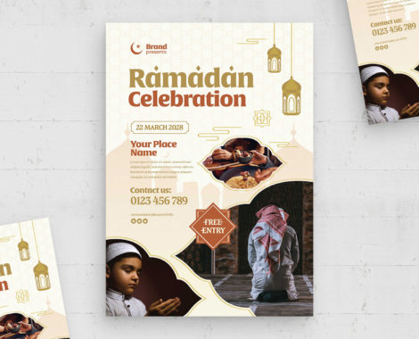 Muslim / Ramadan Flyer Template (EPS, AI Format)