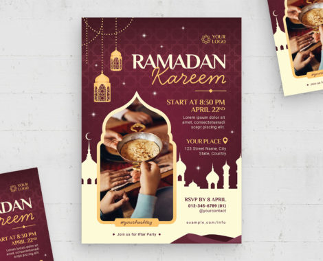 Ramadan Flyer Tamplate (PSD, AI, EPS Format)