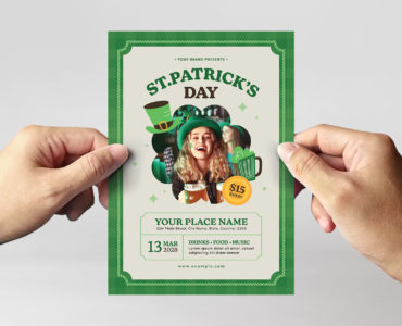 St.Patrick's Day Flyer Template (AI, EPS, PSD Format)