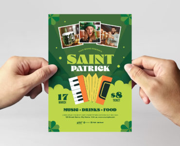 St Patricks Day Flyer Poster Template (AI, EPS Format)