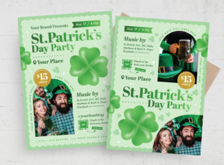 St. Patrick's Day Flyer Template (AI, EPS Format)
