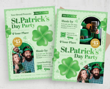 St. Patrick's Day Flyer Template (AI, EPS Format)