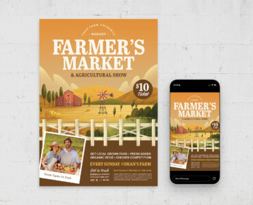 Farmers Market Flyer Template (PSD Format)