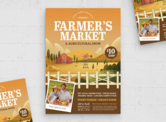 Farmers Market Flyer Template (PSD Format)