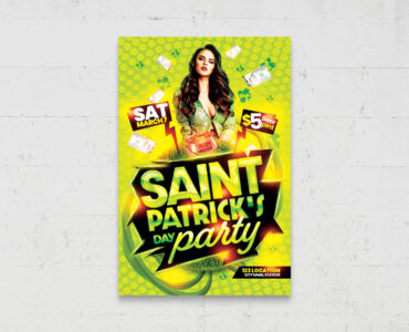St Patrick's Day Club Flyer Template (PSD Format)