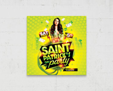 St Patrick's Day Club Flyer Template (PSD Format)