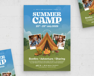 Summer Camp Flyer Template (PSD Format)