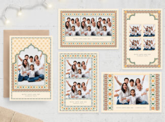 Indian Photo Card Template Set (PSD Format)