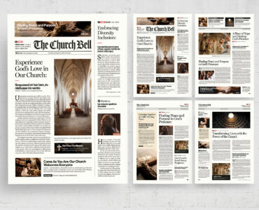 Newspaper Newsletter Layout (AI, EPS Format)