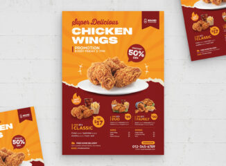 Fast Food Flyer Template (PSD Format)