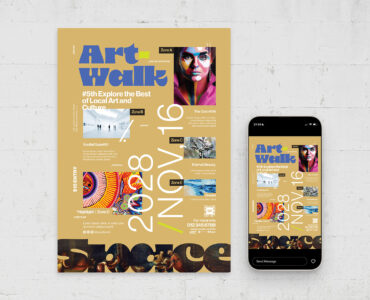 Abstract Event Flyer Template (AI, EPS Format)