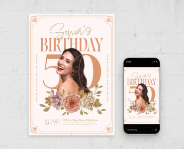 Birthday Flyer Template (PSD Format)