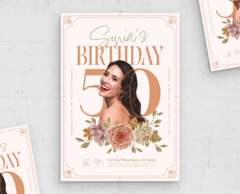 Birthday Flyer Template (PSD Format)