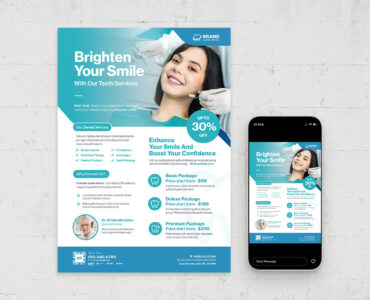 Dental Poster Template (AI, EPS Format)