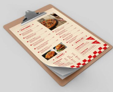 Fast Food Menu Template (AI, EPS Format)
