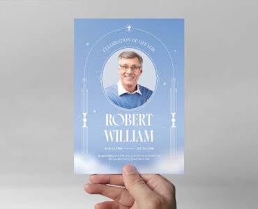 Funeral Brochure Template (AI, EPS Format)