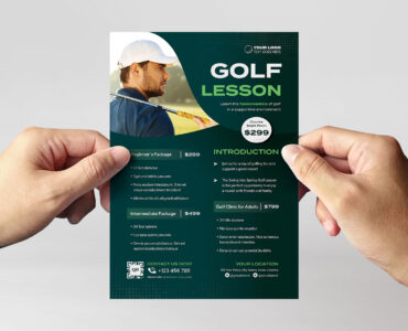 Golf Flyer Template (AI, EPS Format)