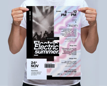Music Event Poster Template (AI, EPS Format)