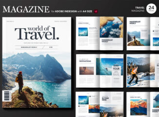 Travel Magazine Template Layout (INDD Format)