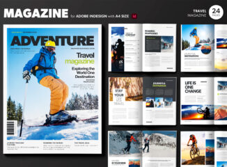 Sport & Travel Magazine Template (INDD Format)
