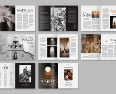 Church Magazine Template (INDD Format)