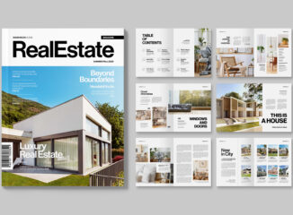 Real Estate Magazine Template (INDD Format)