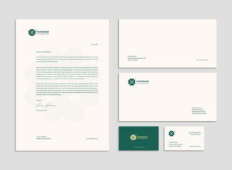 Simple Stationery Template (INDD, PSD, AI, EPS Format)
