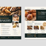 Bakery Flyer Template in PSD Ai EPS formats