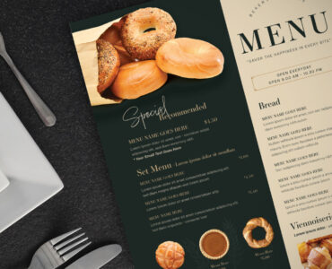 Bakery Menu & Flyer Template (PSD, AI, EPS, INDD Format)