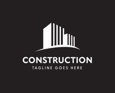 Building Construction Logo Template (AI, EPS Format)