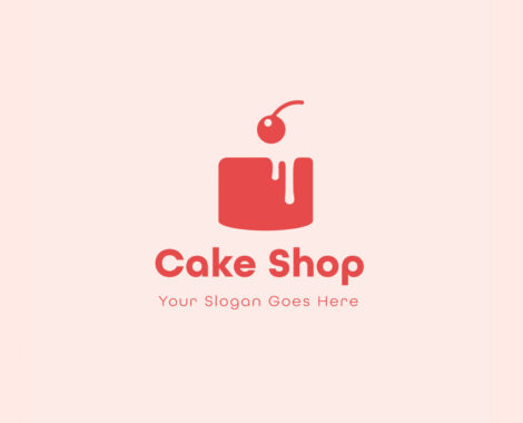 Cake Shop Logo Template (AI, EPS Format)
